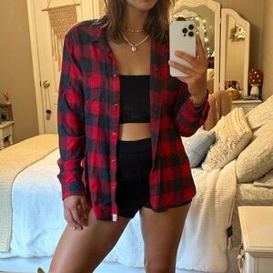 American Eagle Soft Flannel - Boyfriend Fit